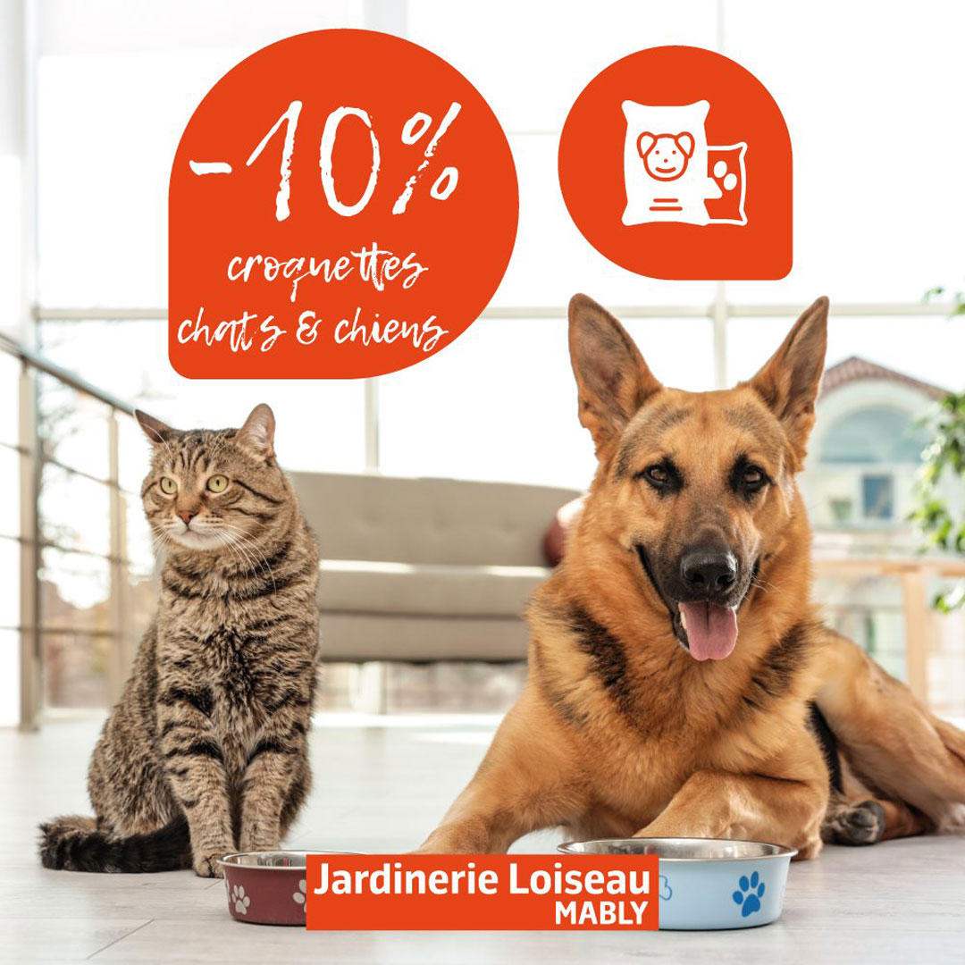 Jardinerie Loiseau - Des croquettes à -10%