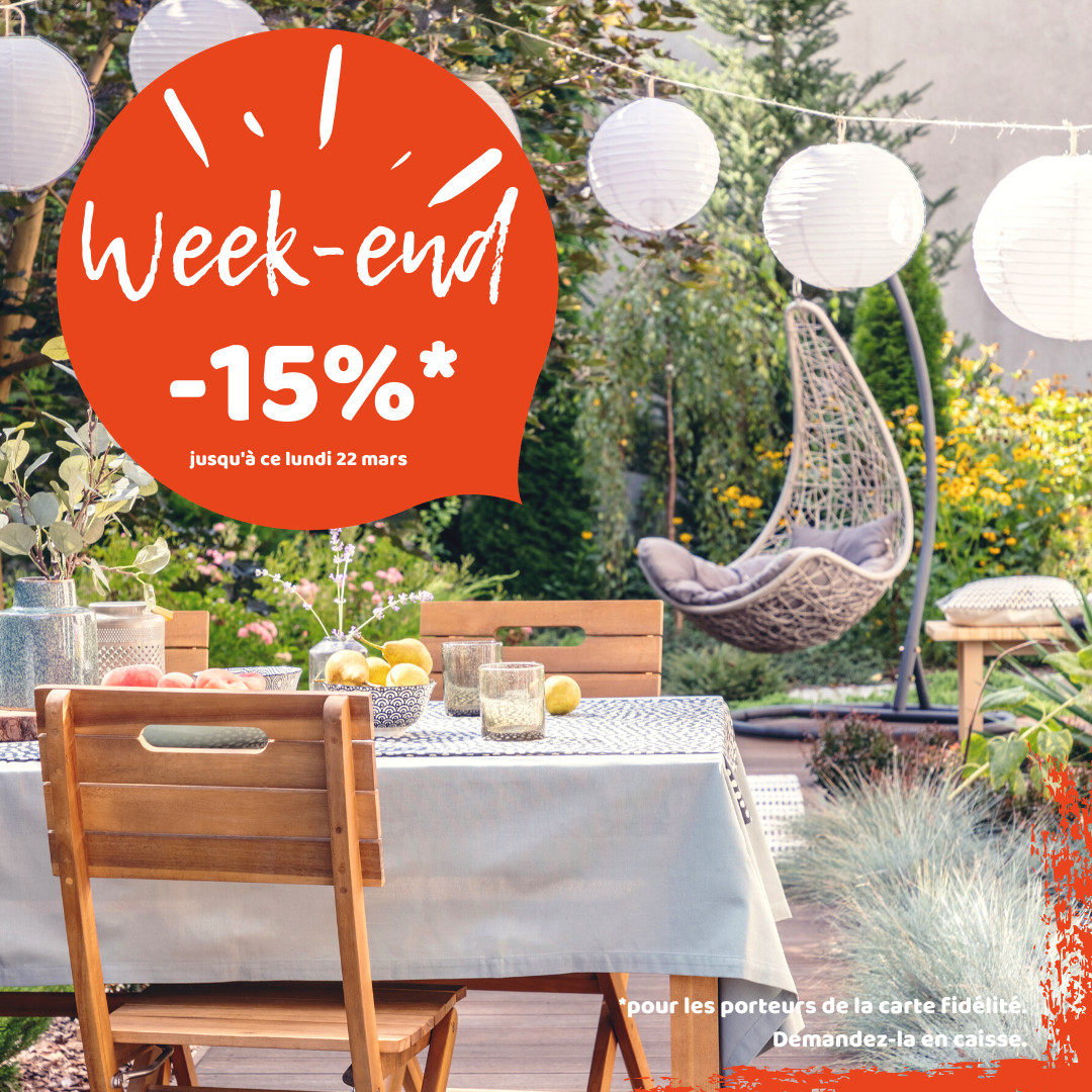 Week end 15%